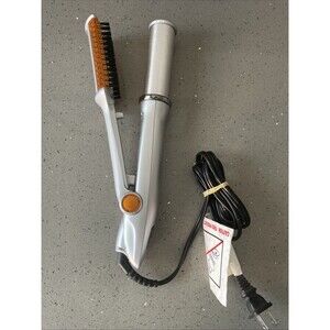 InStyler Original Rotating Hot Iron Brush 1.25" Barrel Silver Orange IS1001